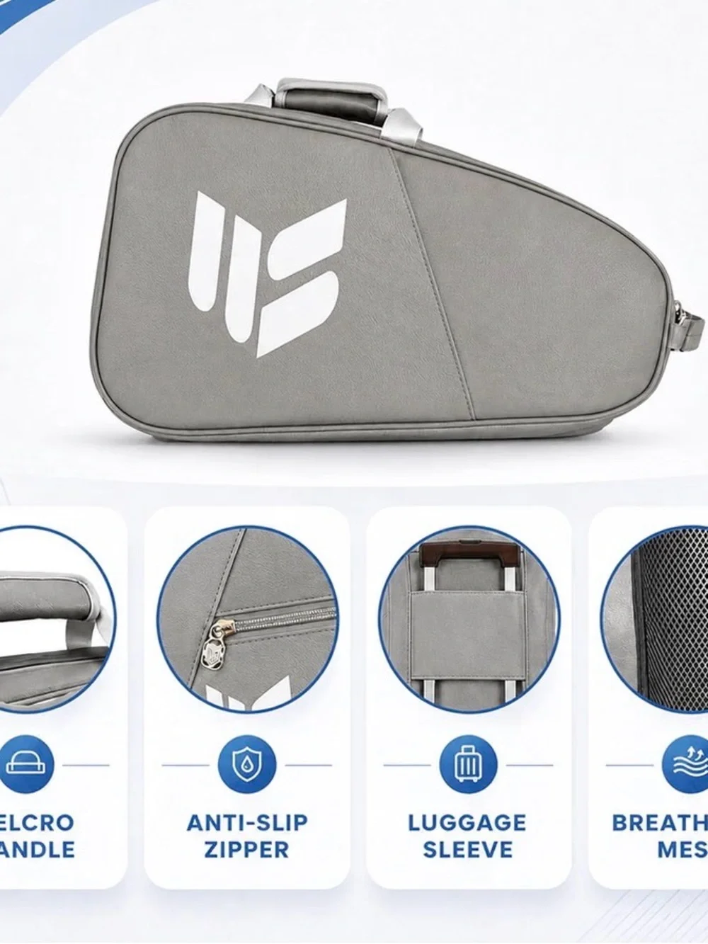 Smartway Gray 40L Pickleball Bag